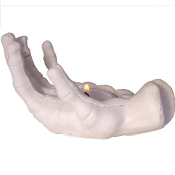Other - (2) Skeleton Candle Holders